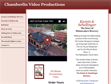 Tablet Screenshot of chamberlinvideo.com